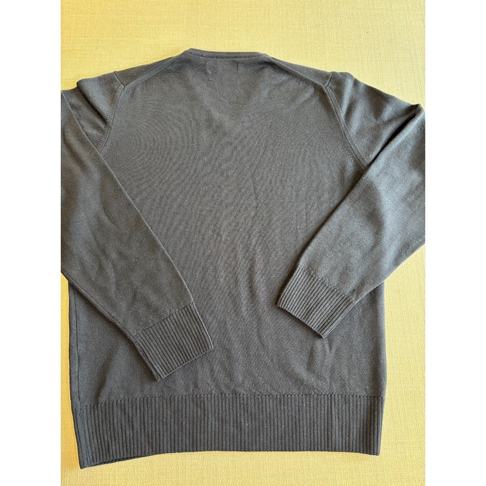 Zara Man Men's Black V Neck Sweater Pullover Size L - Picture 8 of 8